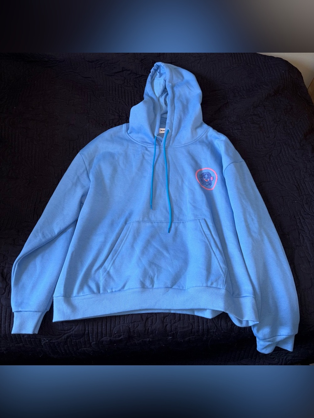 The Mahjong Line Light Blue Hoodie Size XS/S